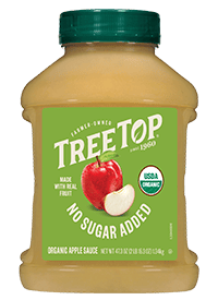 No Sugar Added Apple Sauce Jar