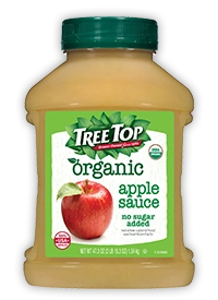 Organic No Sugar Added Apple Sauce Jar