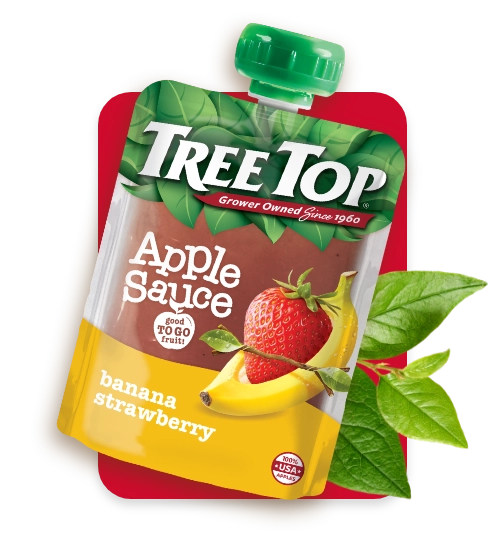 Strawberry-banana Apple Sauce Pouch