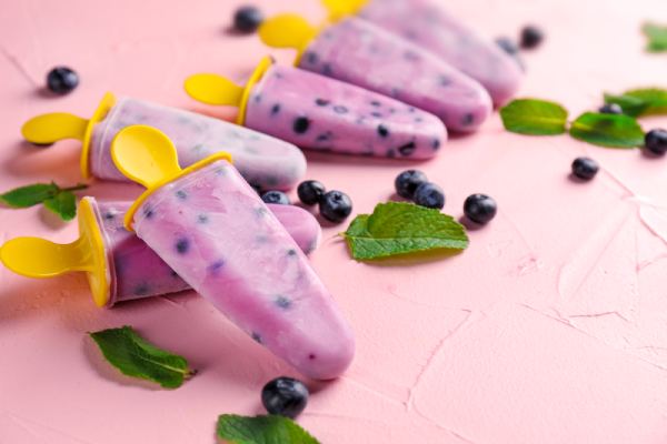 Blueberry Dazzler Smoothie Ice Pop